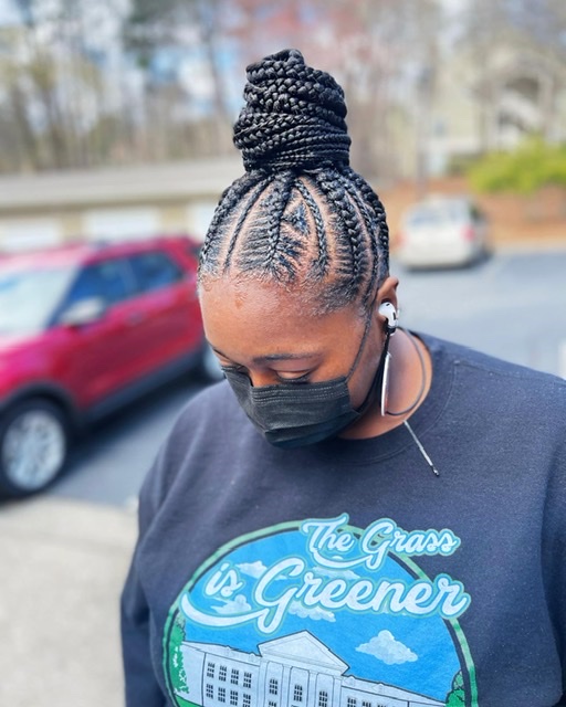 Braided Bun/Ponytail