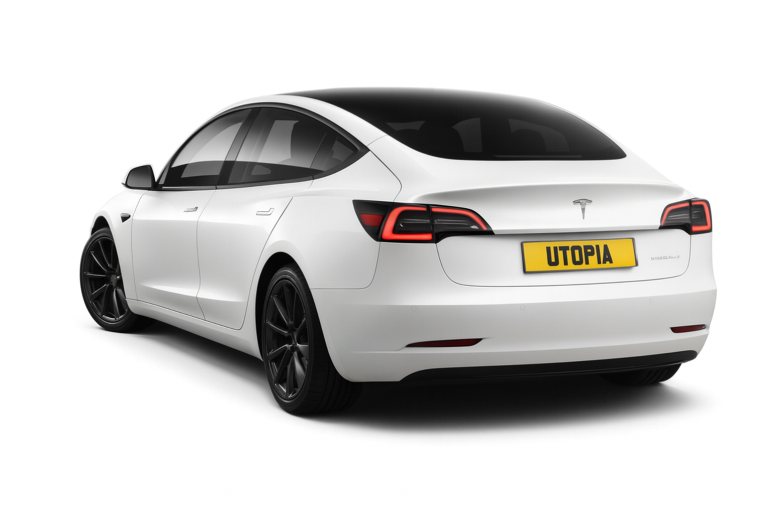 Saloon car rear window tinting at Utopia Tints Durham