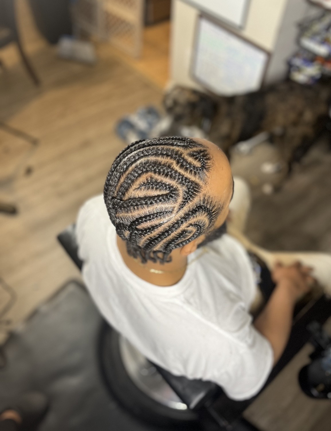 Men’s Straight Backs or Simple Design 6-10 Braids