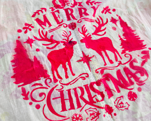 Christmas T-shirt craft workshop at PLAYCARNIVAL