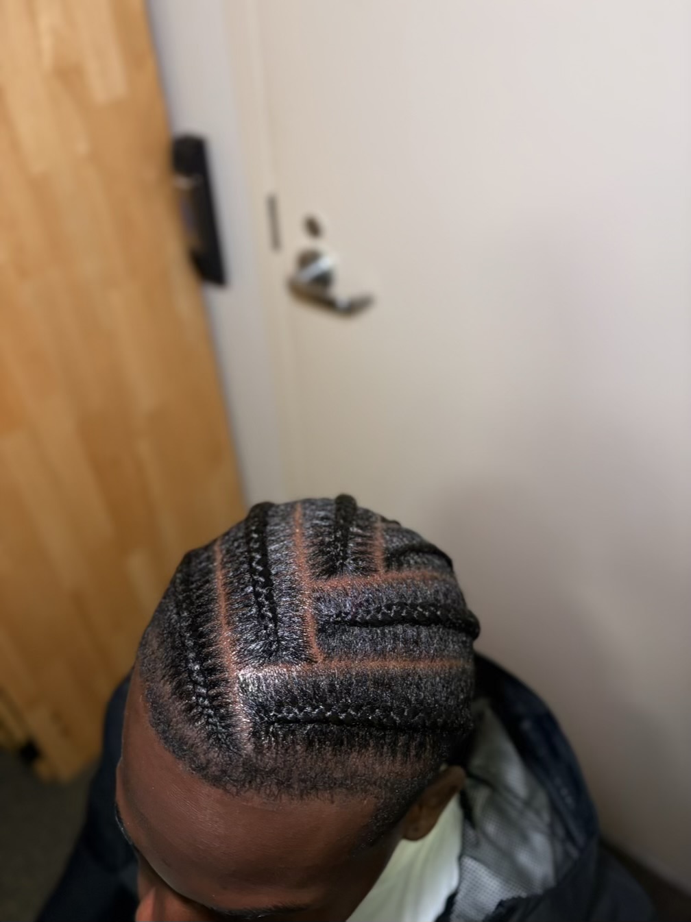 Straight back braids