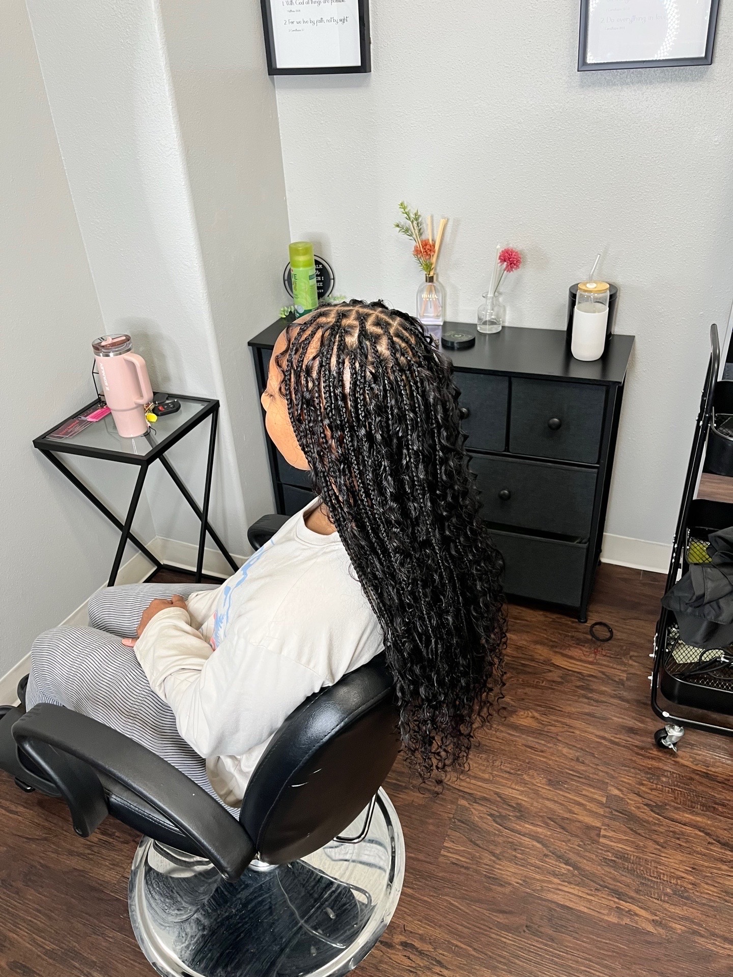 Boho Knotless Braids