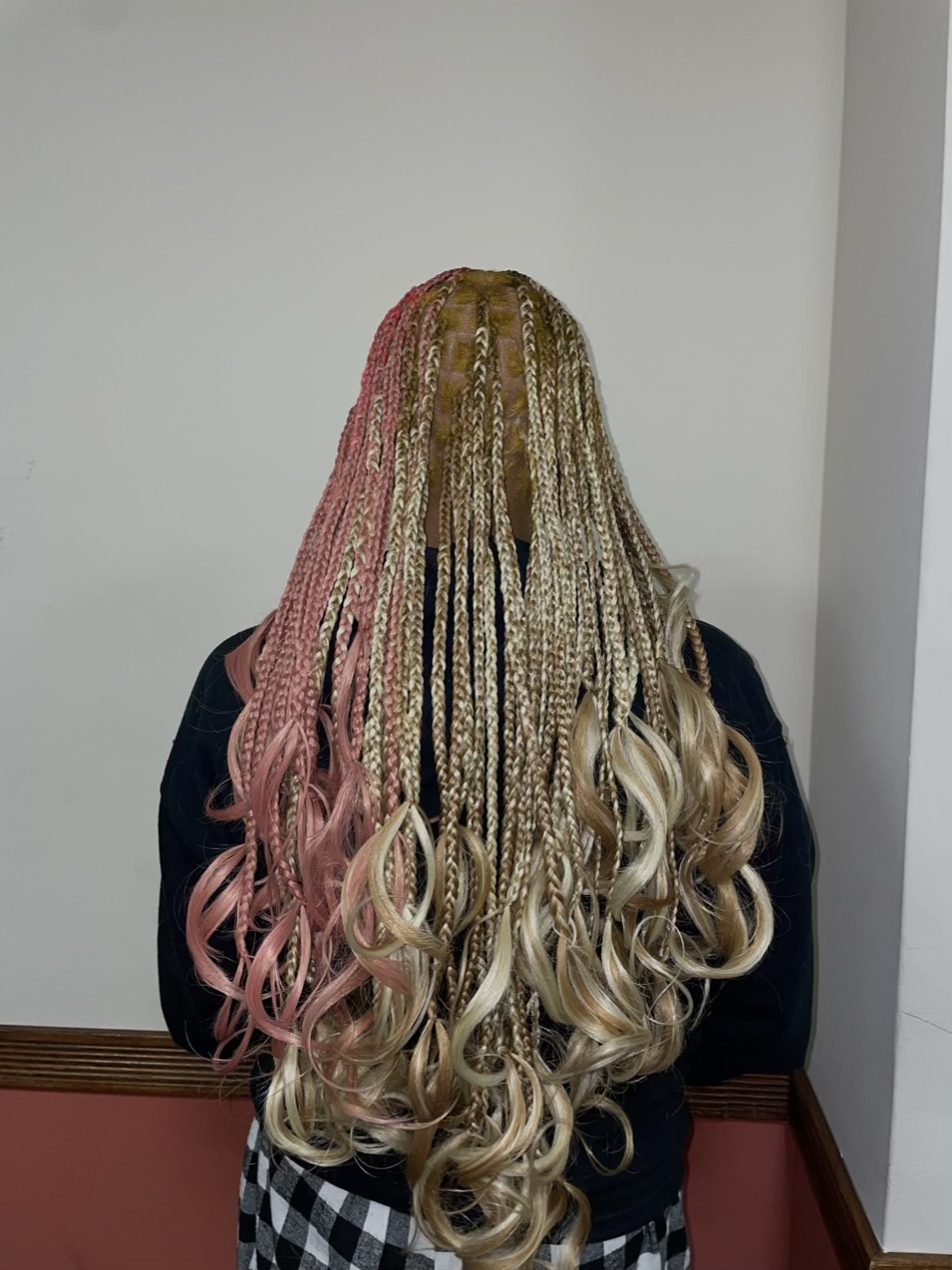 French curl braids by Styled by RAM