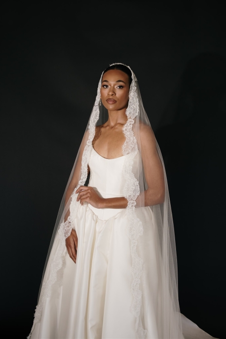 satin dress fitted Strapless Long Off-White Wedding Dress with Side Sash Off White / 2XLarge