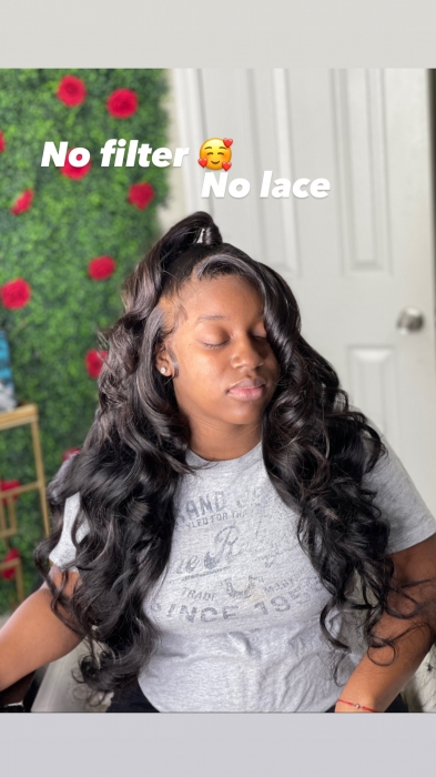frontal half up half down