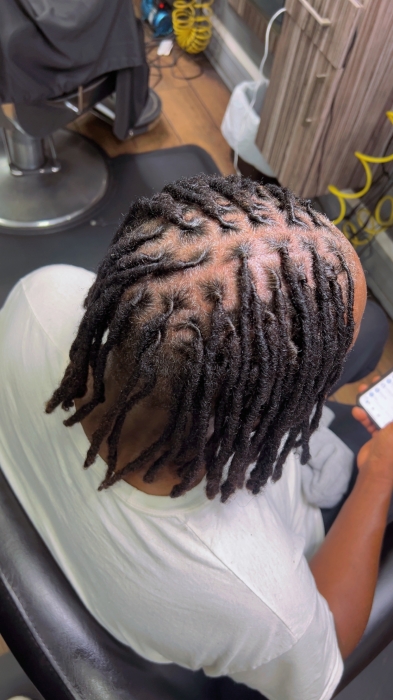 Man bun loc