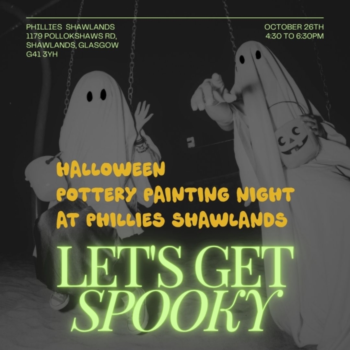 Halloween Pottery Painting at Phillies Shawlands