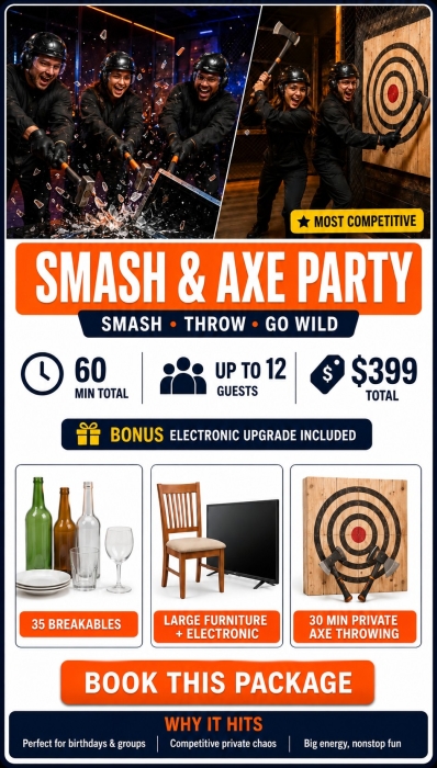 SMASH & AXE PARTY package artwork