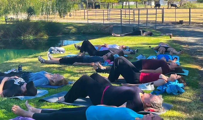 Sound Bowl Healing at the Farm at Hollow Oak Acres in Lincoln California