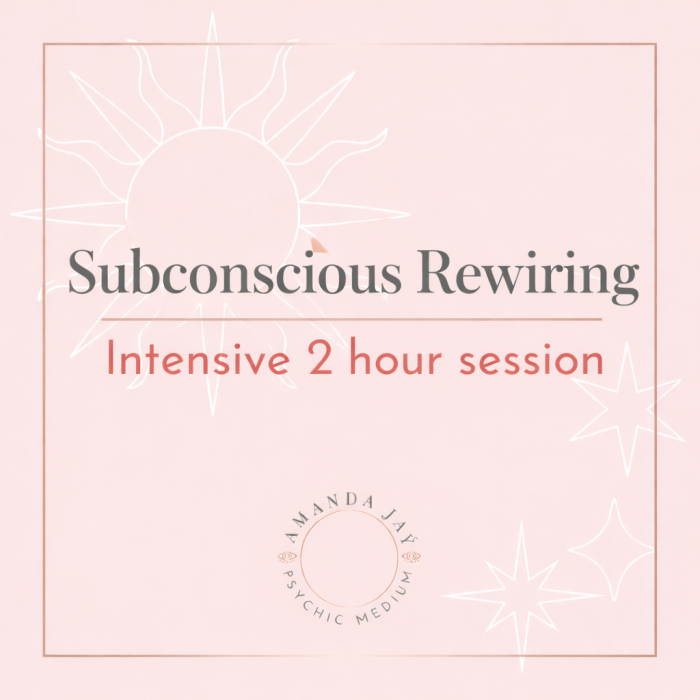 Subconscious Rewiring, intensive 2 hour session